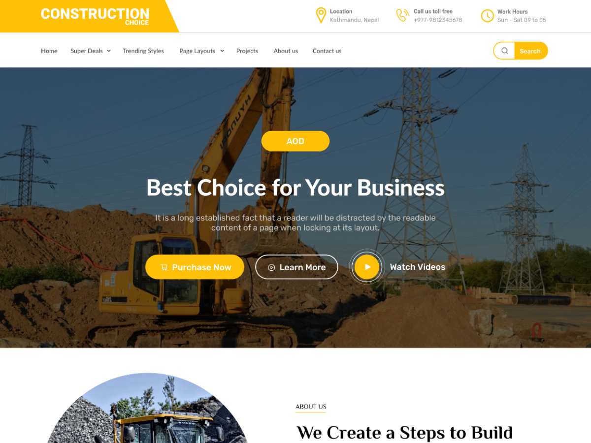 construction-choice free wordpress theme