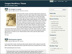 coogee free wordpress theme