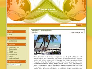 corporate-globe free wordpress theme