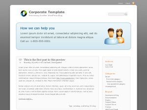 corporate free wordpress theme