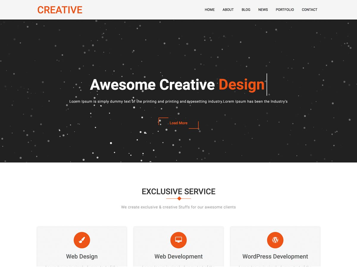 creative-company free wordpress theme