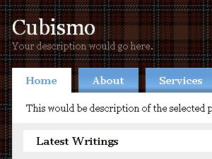 cubismo free wordpress theme