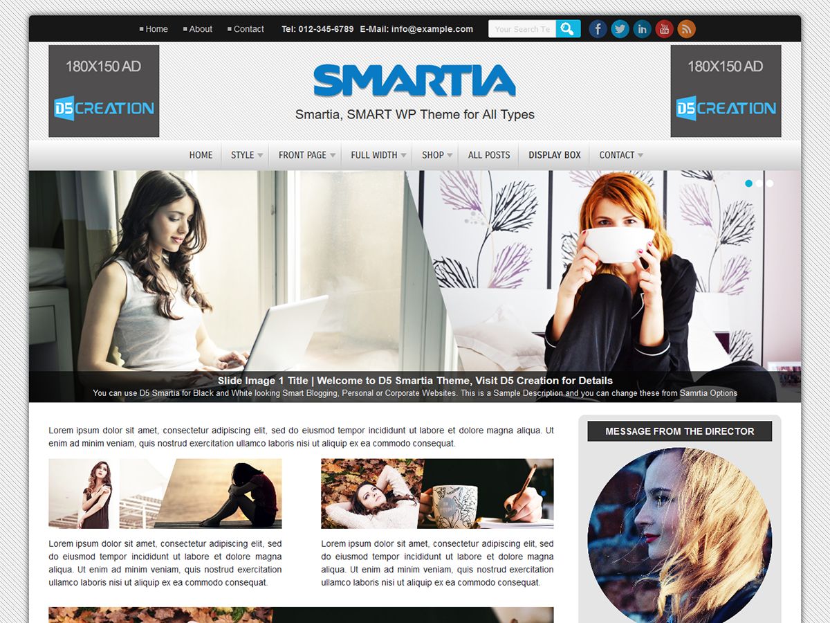 d5-smartia free wordpress theme