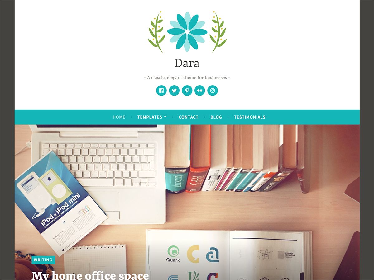 dara free wordpress theme