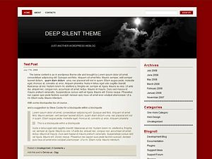 deep-silent free wordpress theme