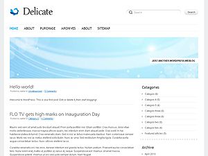 delicate free wordpress theme