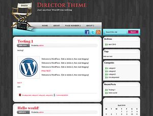 director-theme free wordpress theme