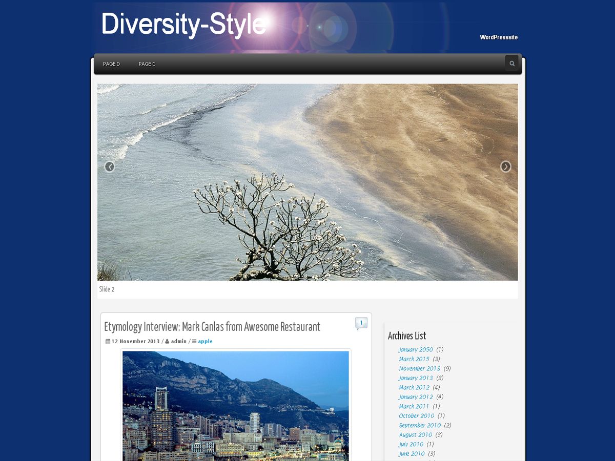 diversity-style free wordpress theme