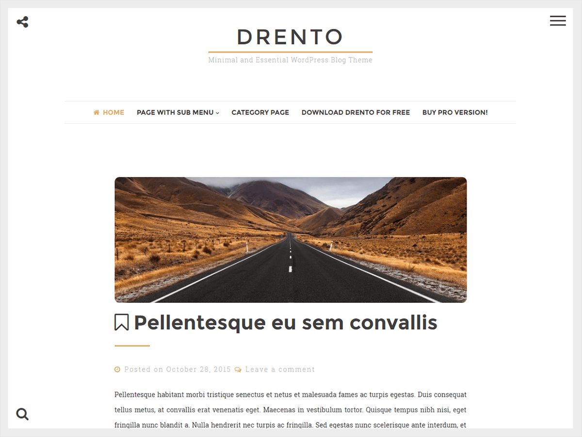 drento free wordpress theme