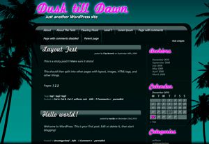 dusk-till-dawn free wordpress theme