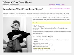 dylan free wordpress theme