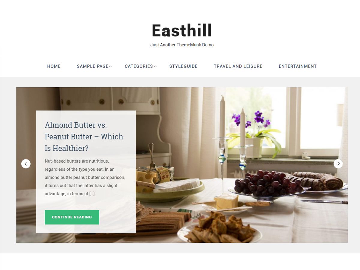 easthill free wordpress theme