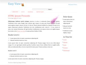 easy-view free wordpress theme