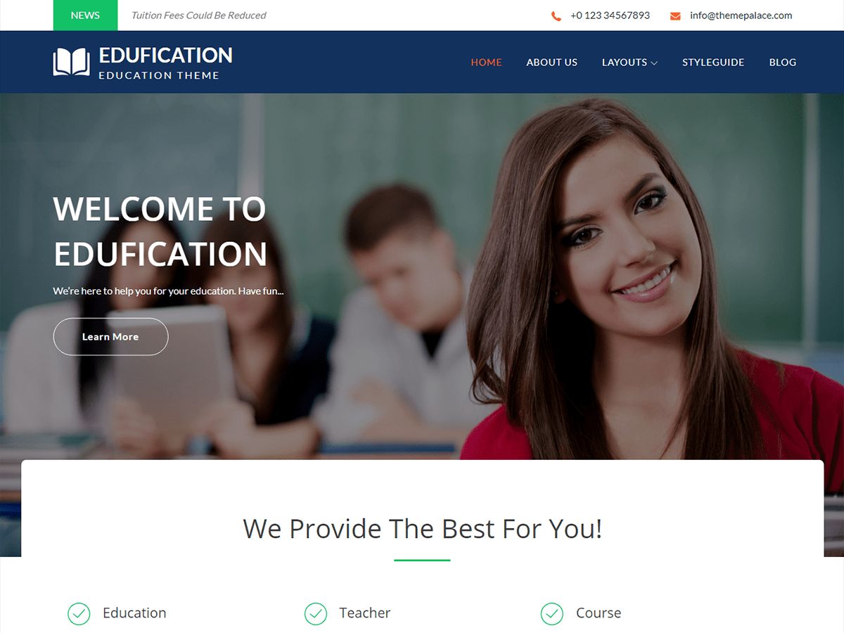 edufication free wordpress theme