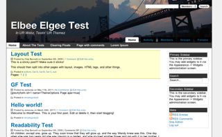 elbee-elgee free wordpress theme
