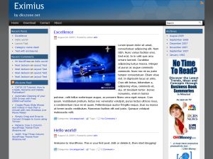 eximius free wordpress theme