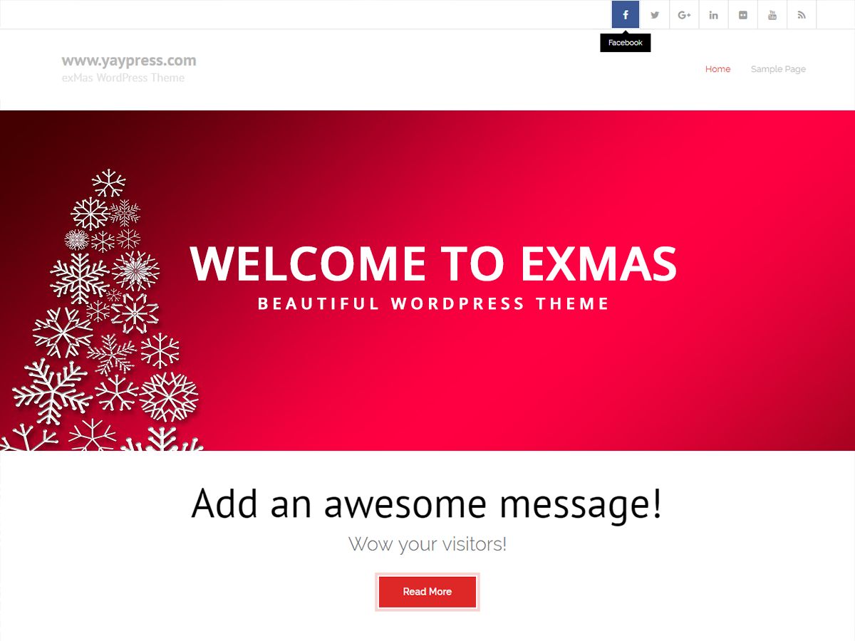 exmas free wordpress theme