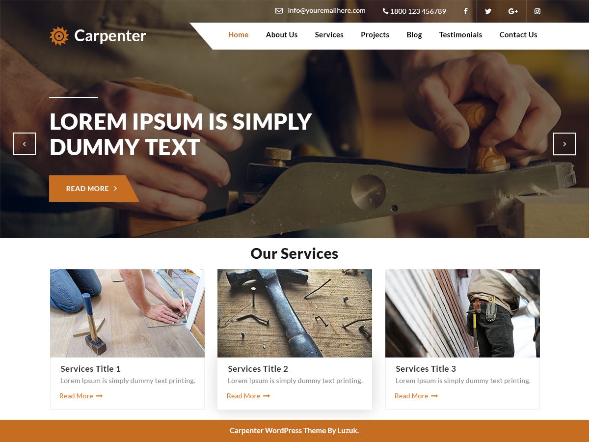 expert-carpenter free wordpress theme