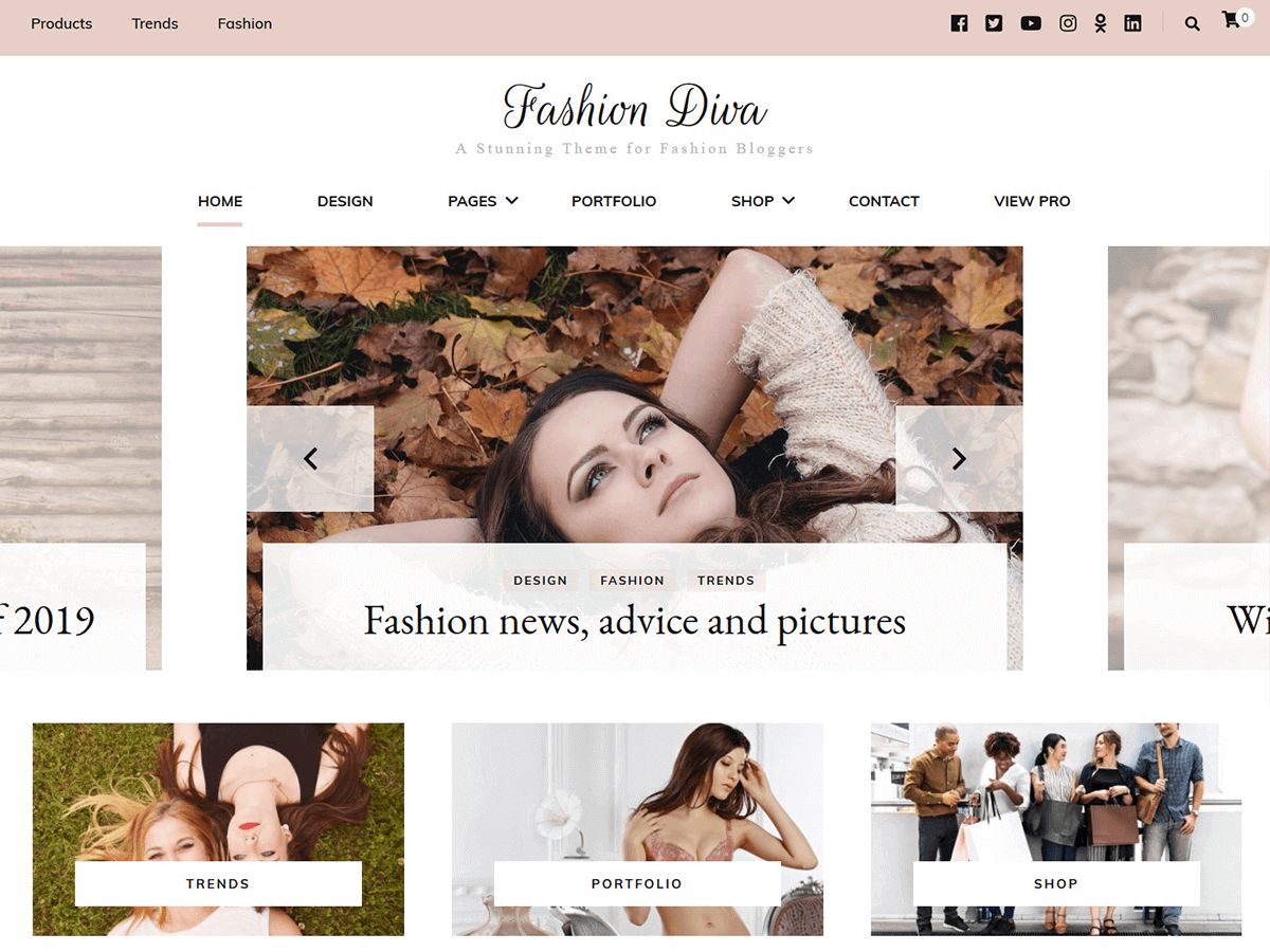 fashion-diva free wordpress theme