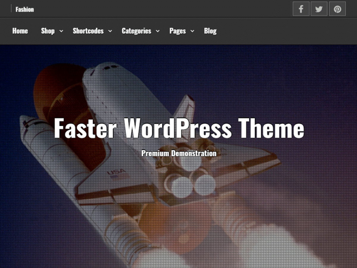 faster free wordpress theme