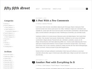 fifty-fifth-street free wordpress theme
