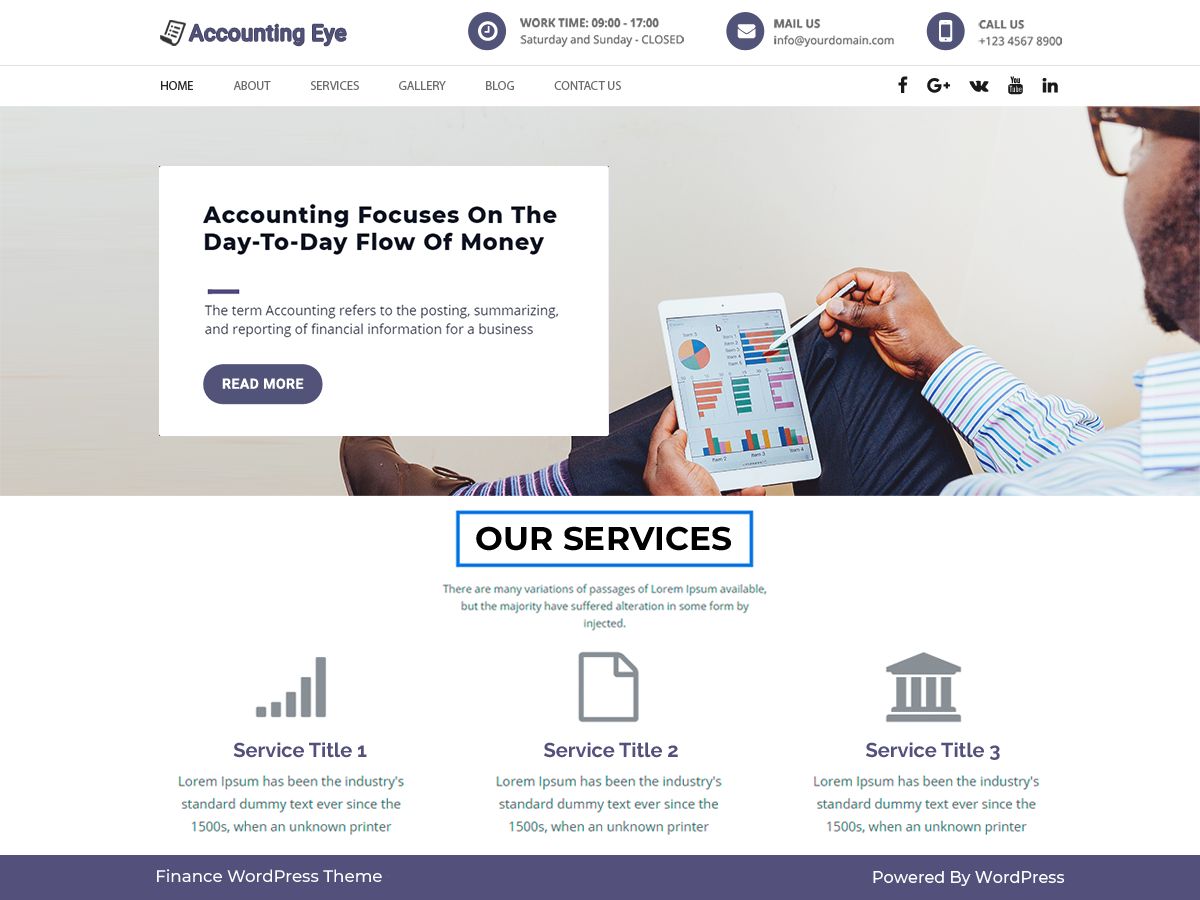 finance-accounting free wordpress theme