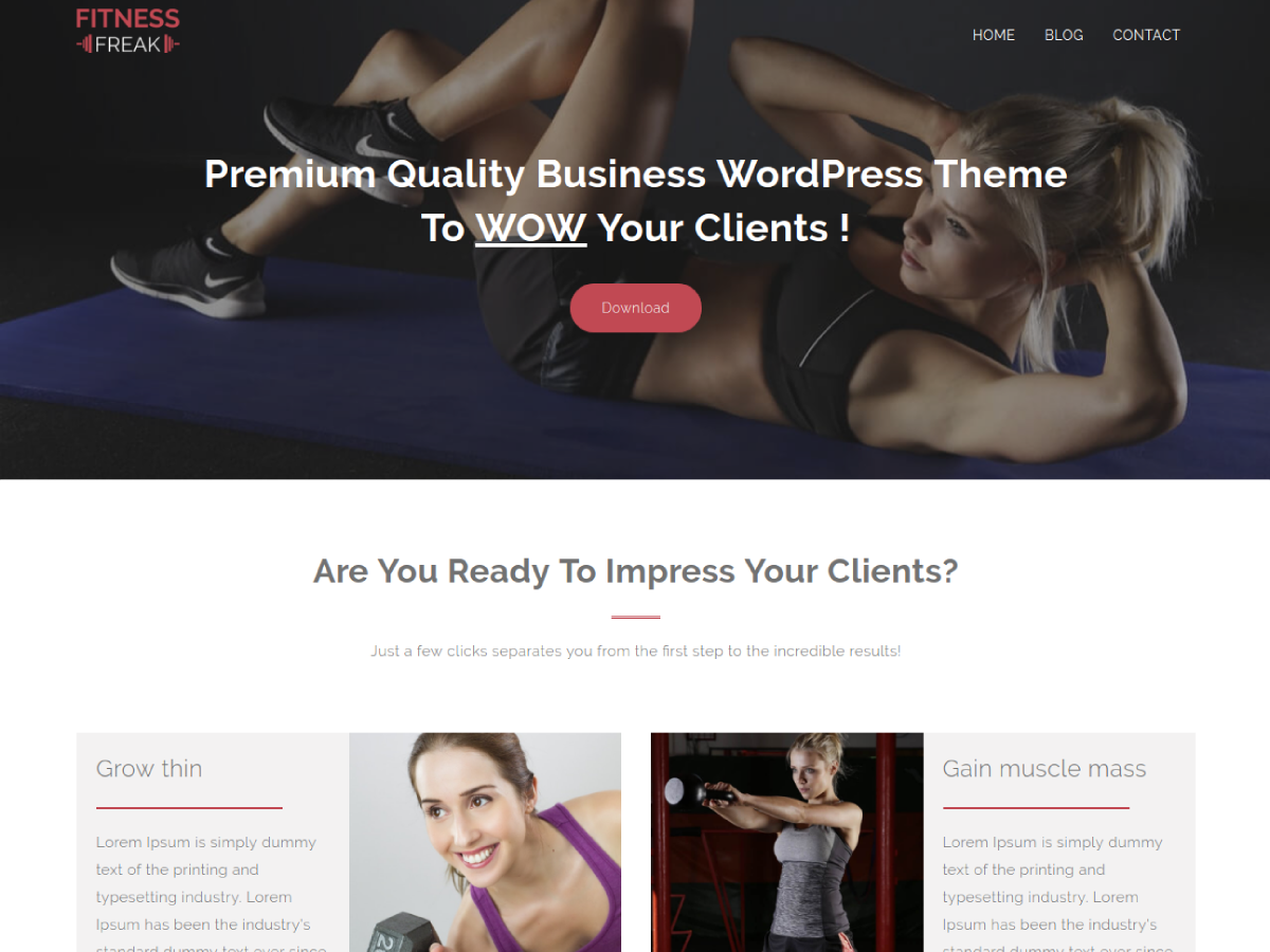 fitness-freak free wordpress theme