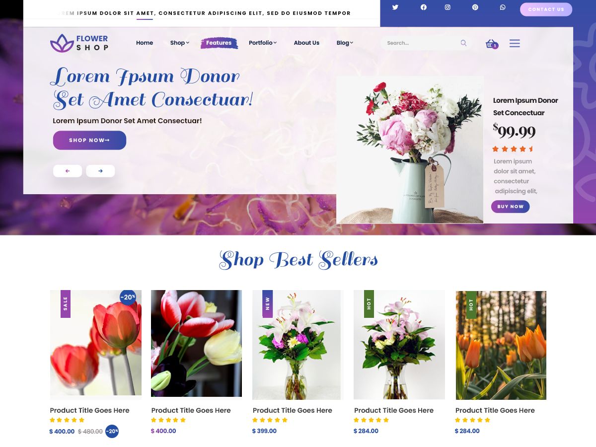florist-flower-shop free wordpress theme