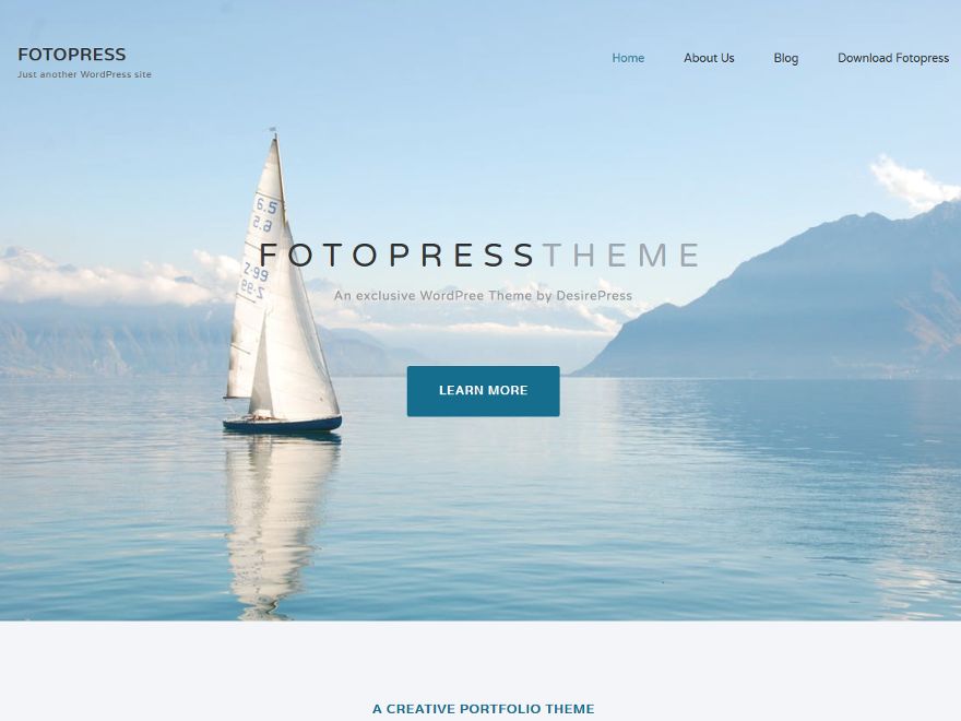 fotopress free wordpress theme