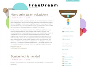 freedream free wordpress theme