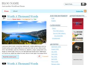 fresh free wordpress theme