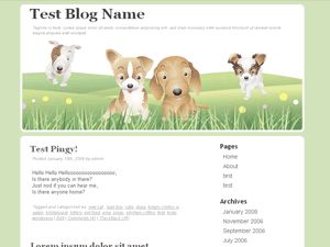 furry-family free wordpress theme