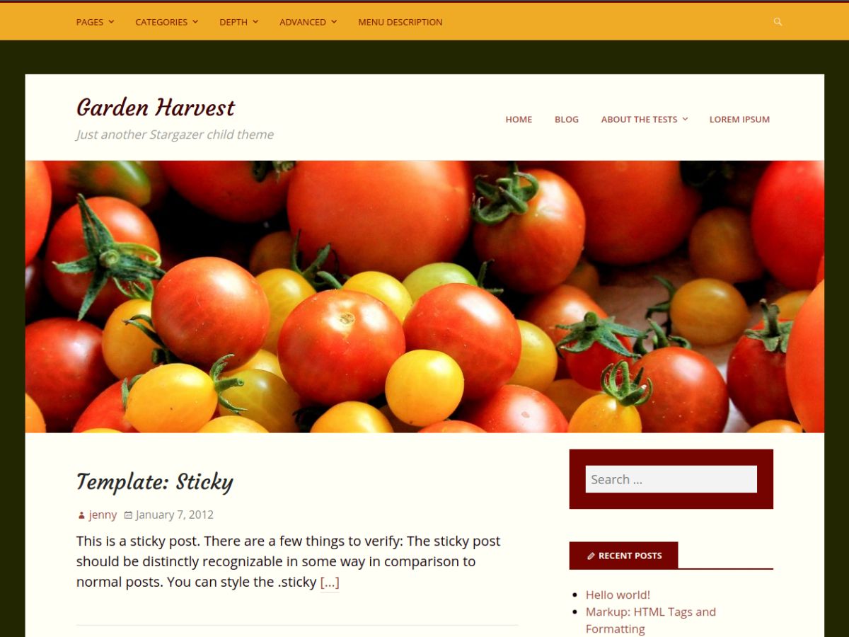 garden-harvest free wordpress theme