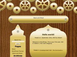 gears-and-wood free wordpress theme