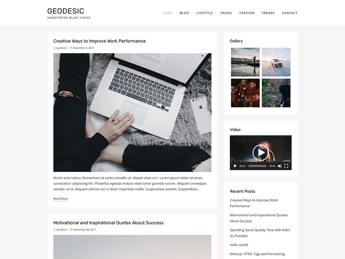 geodesic free wordpress theme