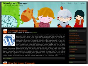 girl free wordpress theme