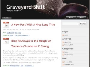 graveyard-shift free wordpress theme