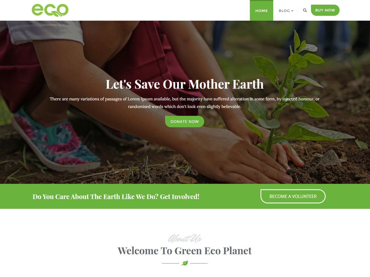 green-eco-planet free wordpress theme