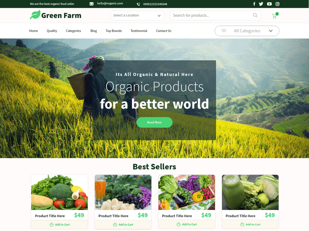 green-farm free wordpress theme