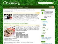 greenblog free wordpress theme