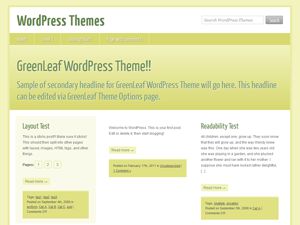 greenleaf free wordpress theme