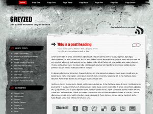 greyzed free wordpress theme