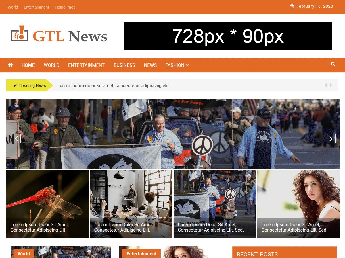 gtl-news free wordpress theme