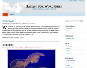 hanami free wordpress theme