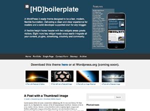 hdboilerplate free wordpress theme