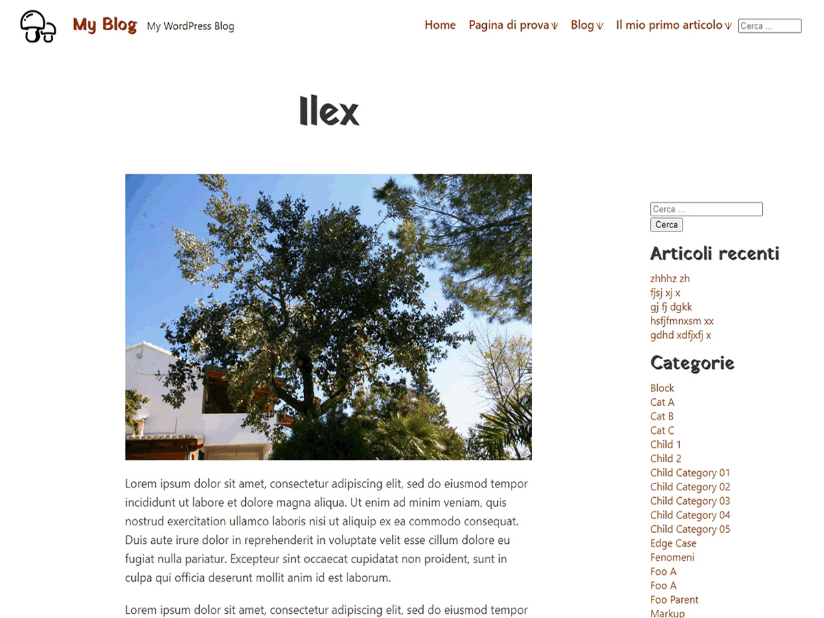 ilex free wordpress theme