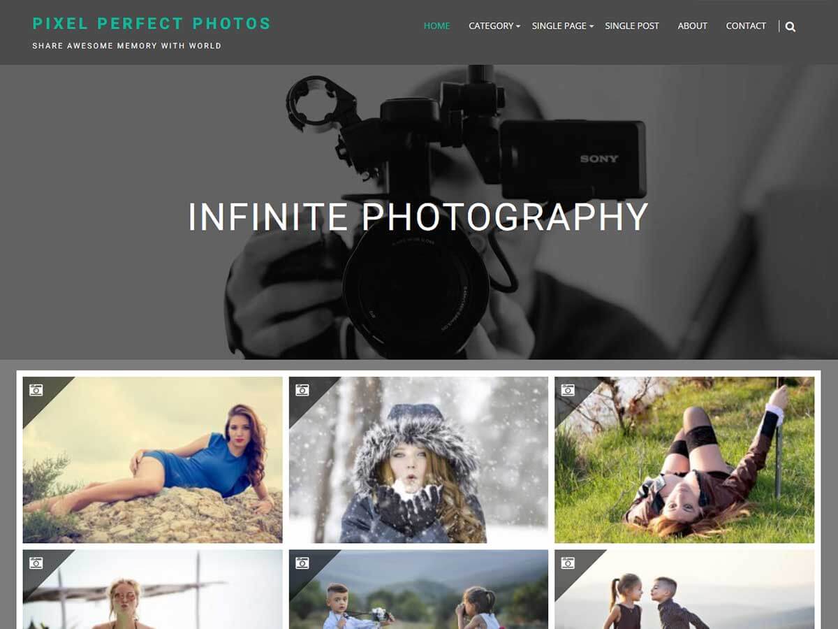 infinite-photography free wordpress theme