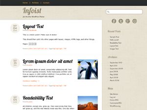 infoist free wordpress theme