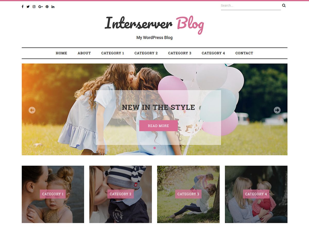 interserver-blog free wordpress theme