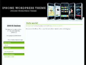 iphone-wordpress-theme free wordpress theme